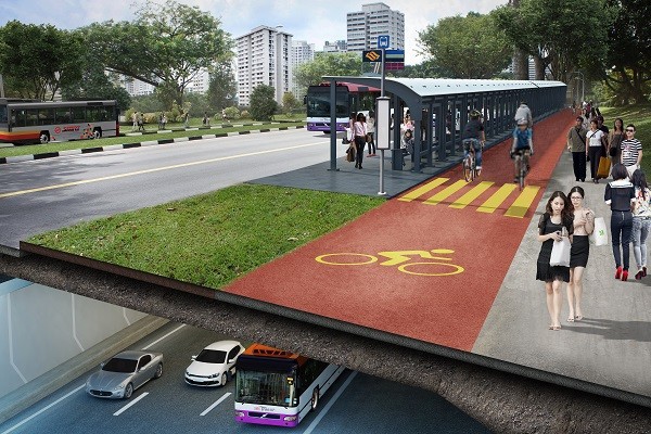 North-South Corridor (NSC) Image from land transport authority singapore (LTA) 